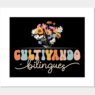 Cultivando Bilingues Best Spanish Teacher Dual Language Crew Posters and Art